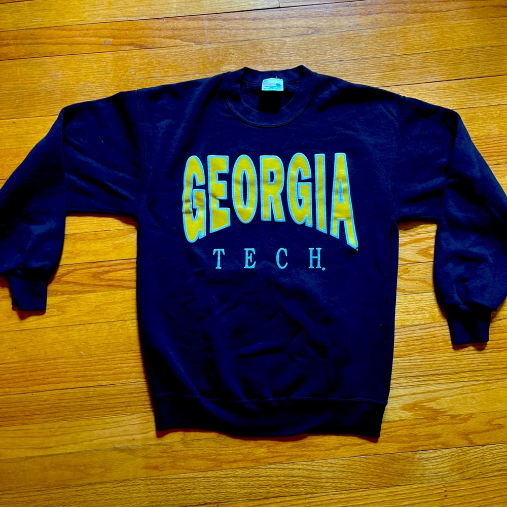 Georgia Tech Yellow Jackets Crewneck / Super Dope / Vintage / Classic Piece